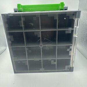 Plastic Organizer Storage Case Adjustable Compartments Tool Parts Box